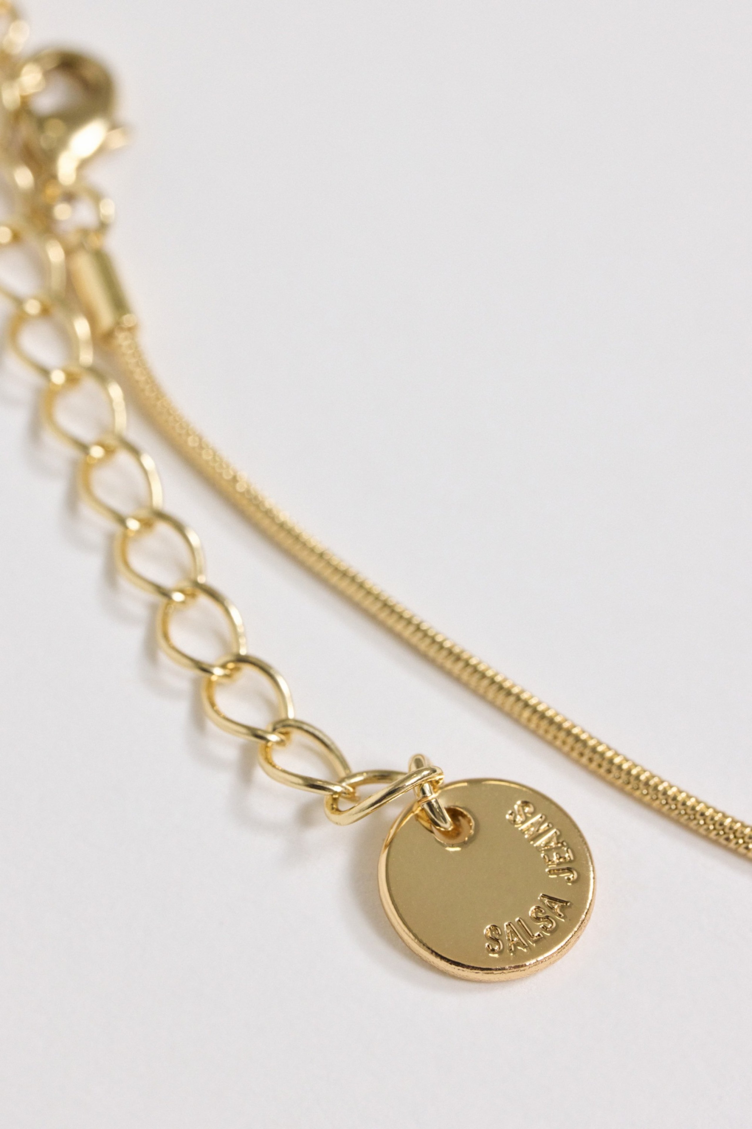 GOUDKLEURIGE KETTING MET HANGER