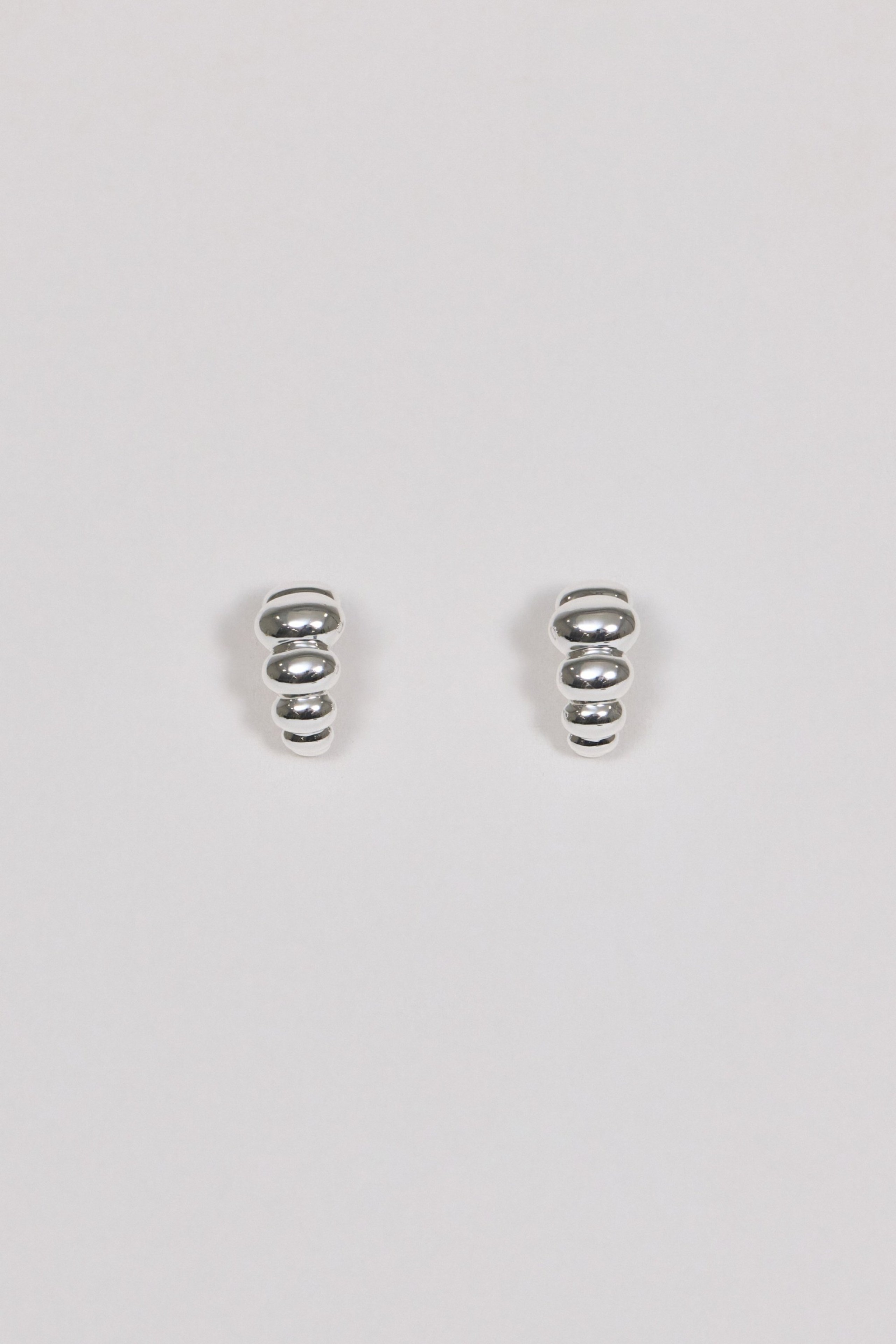 EMBOSSED HOOP EARRINGS