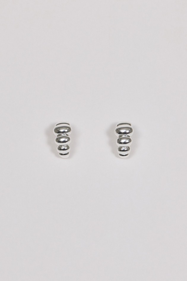 EMBOSSED HOOP EARRINGS