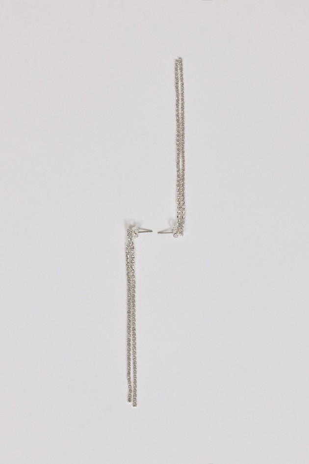 LONG EARRINGS WITH SPARKLING DETAILS