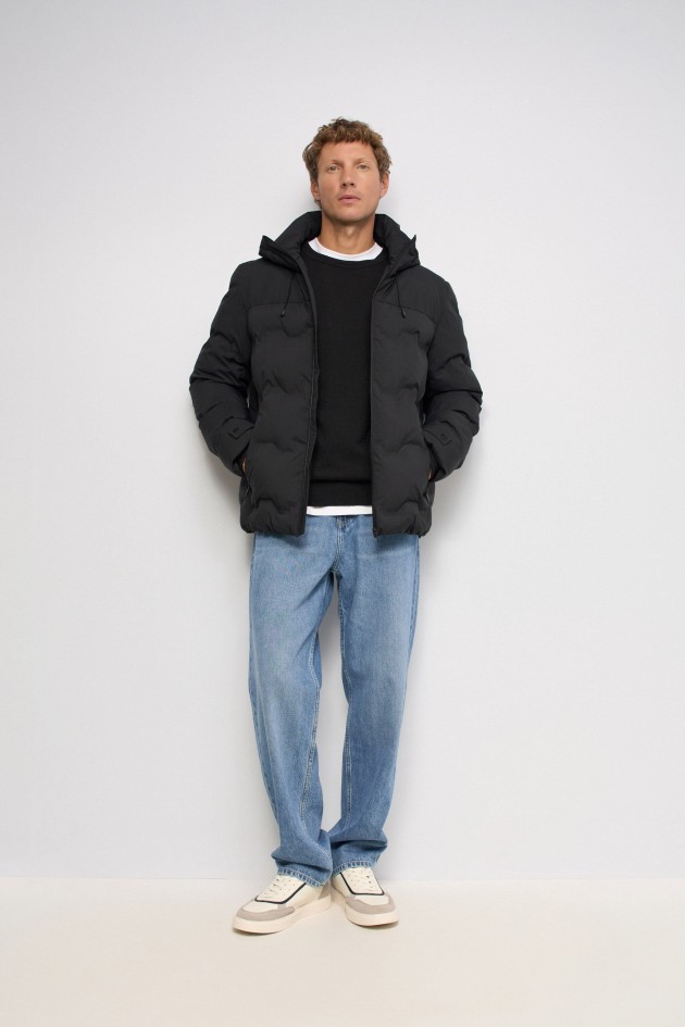 HOODED PUFFER JACKET
