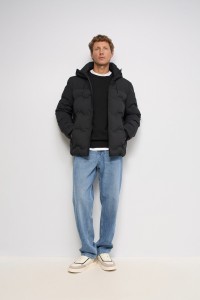HOODED PUFFER JACKET