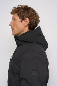 HOODED PUFFER JACKET