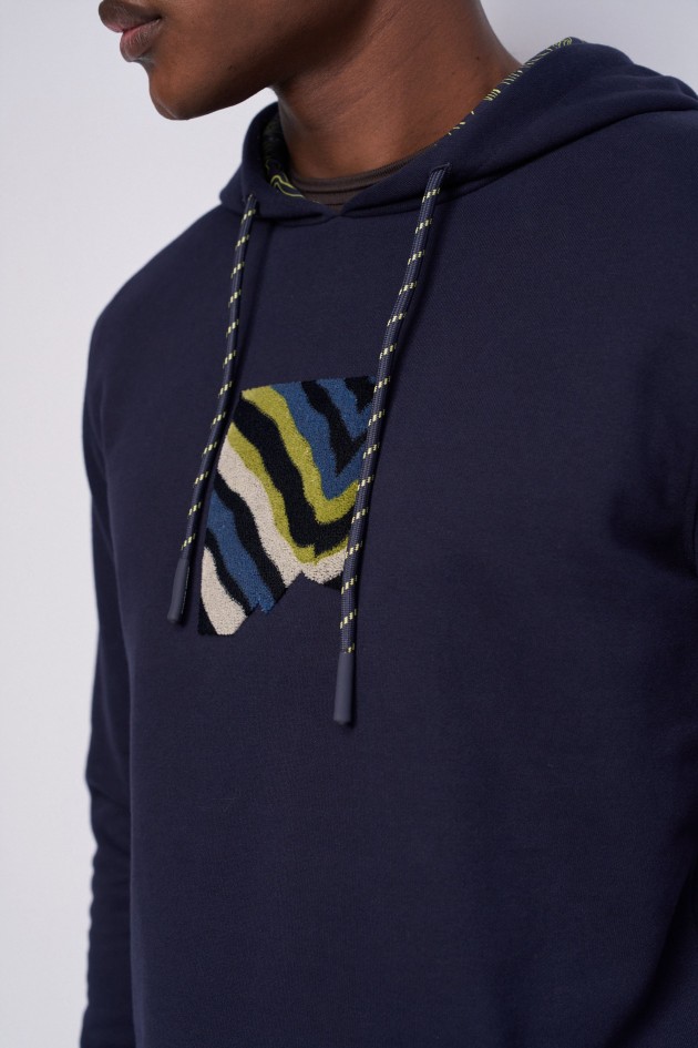 SUDADERA ESTAMPADA CON CAPUCHA