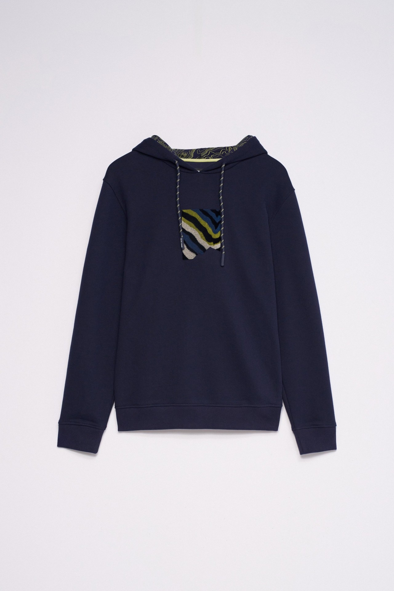 PRINTED HOODED SWEATSHIRT