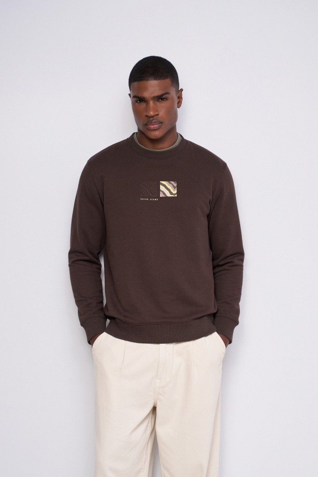 SWEATSHIRT MET PRINT