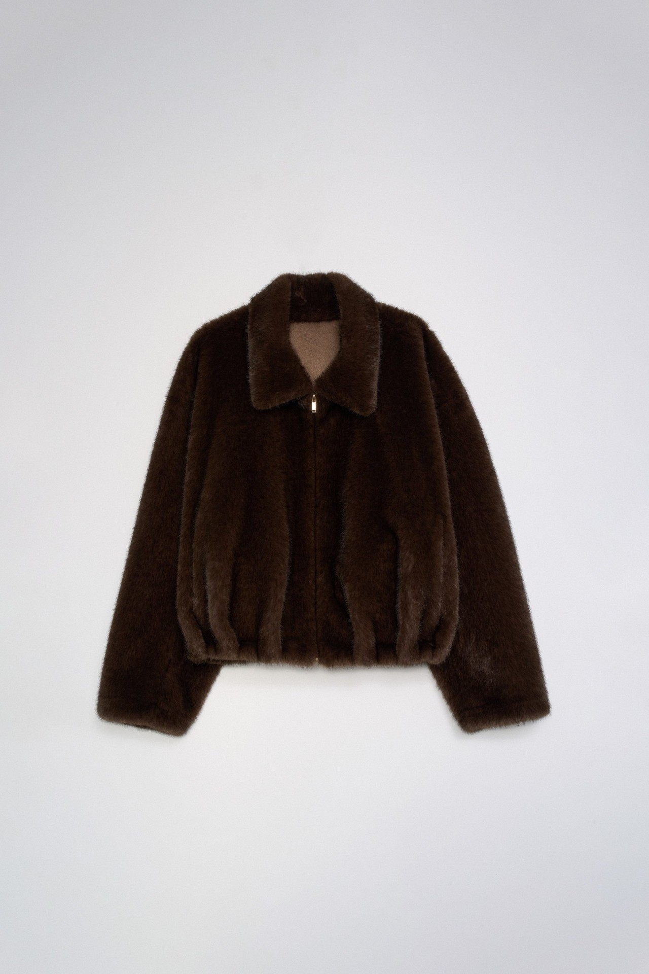 FURRY BOMBER JACKET