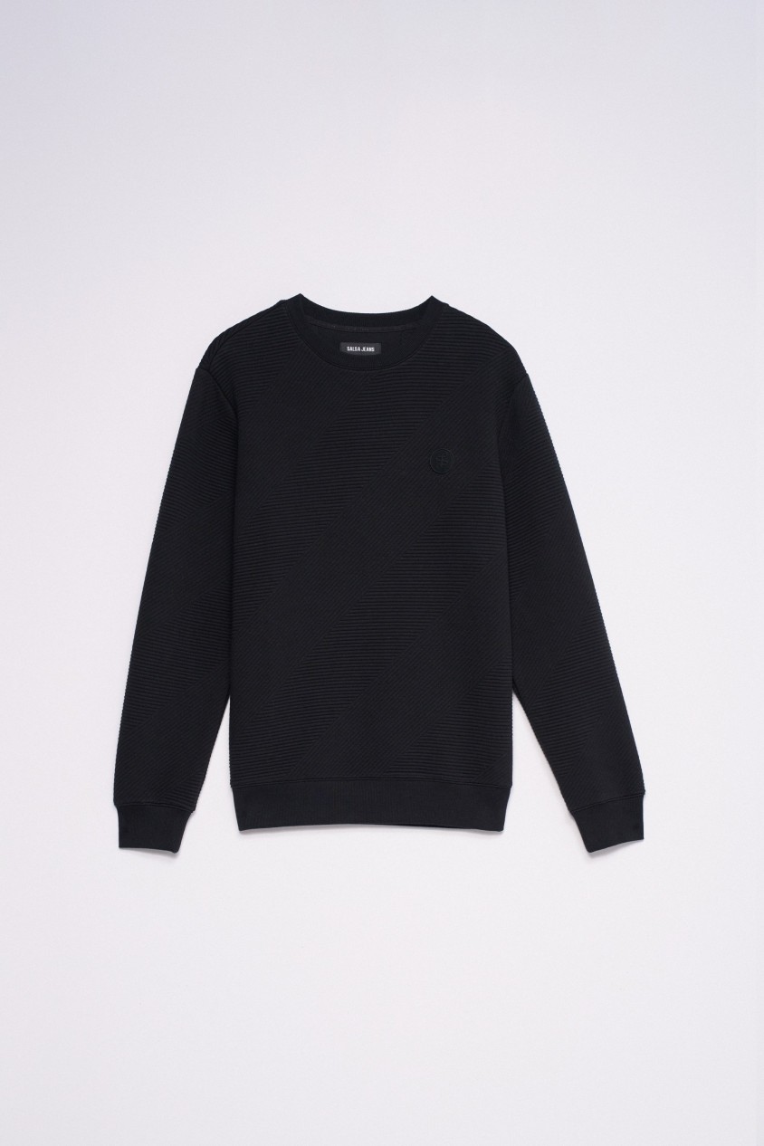 SWEATSHIRT MIT RELIEF