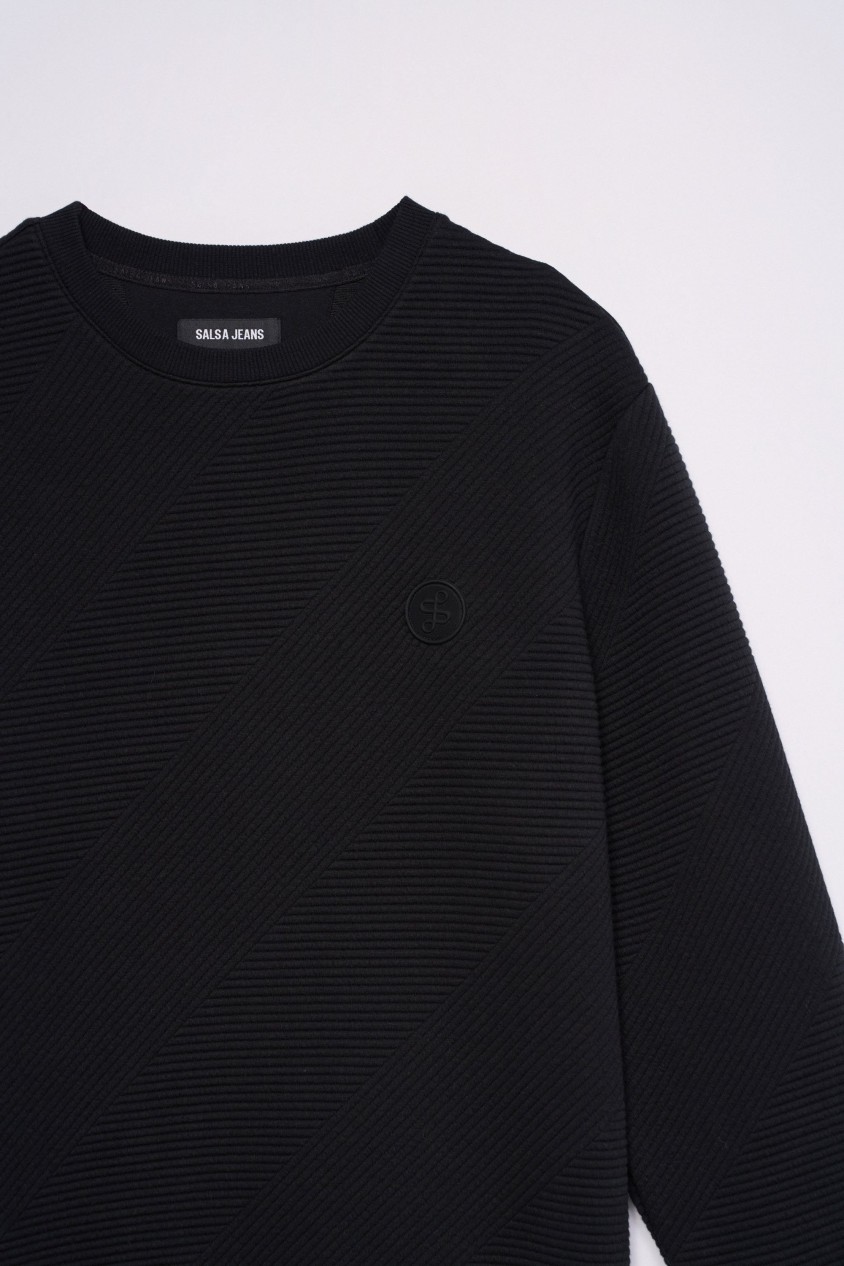 SWEATSHIRT MIT RELIEF