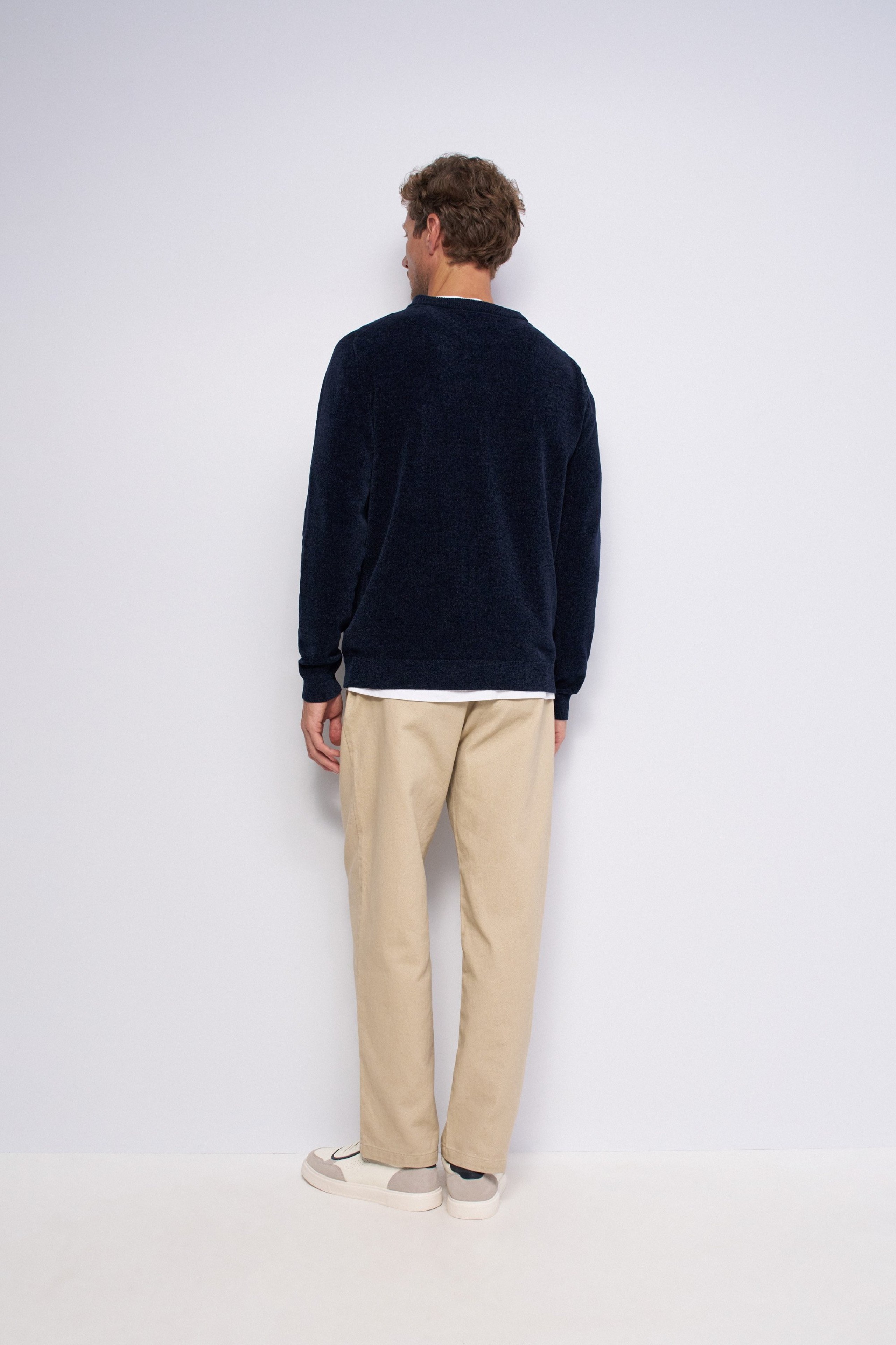 VELVET-EFFECT JUMPER
