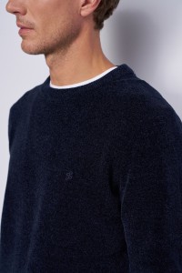VELVET-EFFECT JUMPER