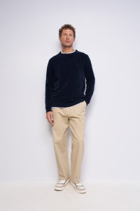 VELVET-EFFECT JUMPER