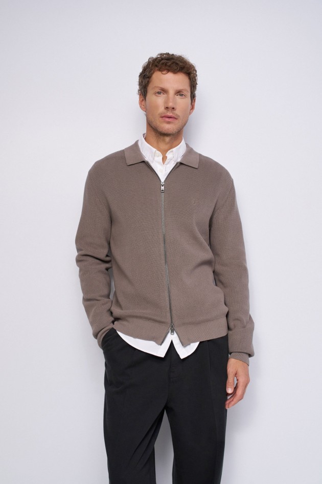 CARDIGAN EM MALHA
