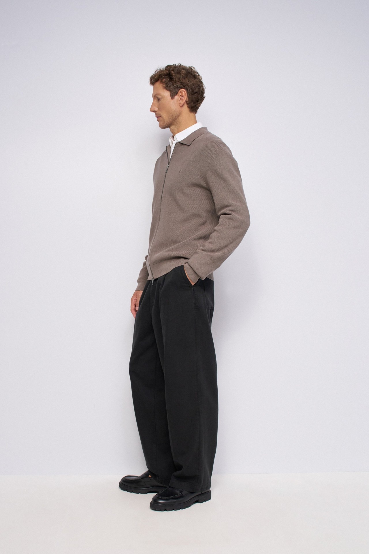 CARDIGAN EM MALHA