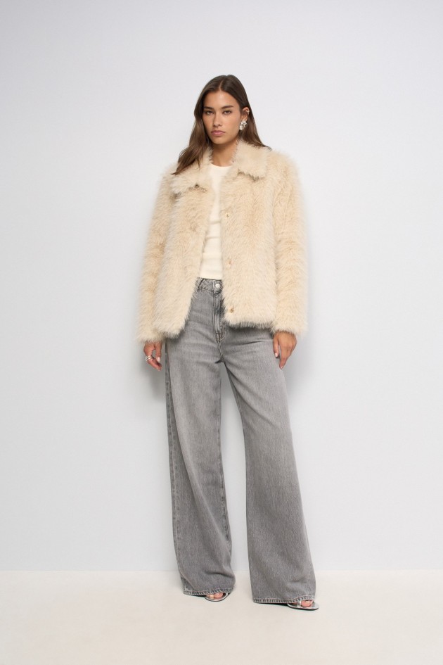 FAUX FUR COAT