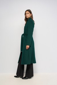 LANGE GRACE WOLLEN JAS MET RIEM