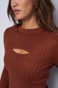 FEINSTRICKPULLOVER MIT LUREX