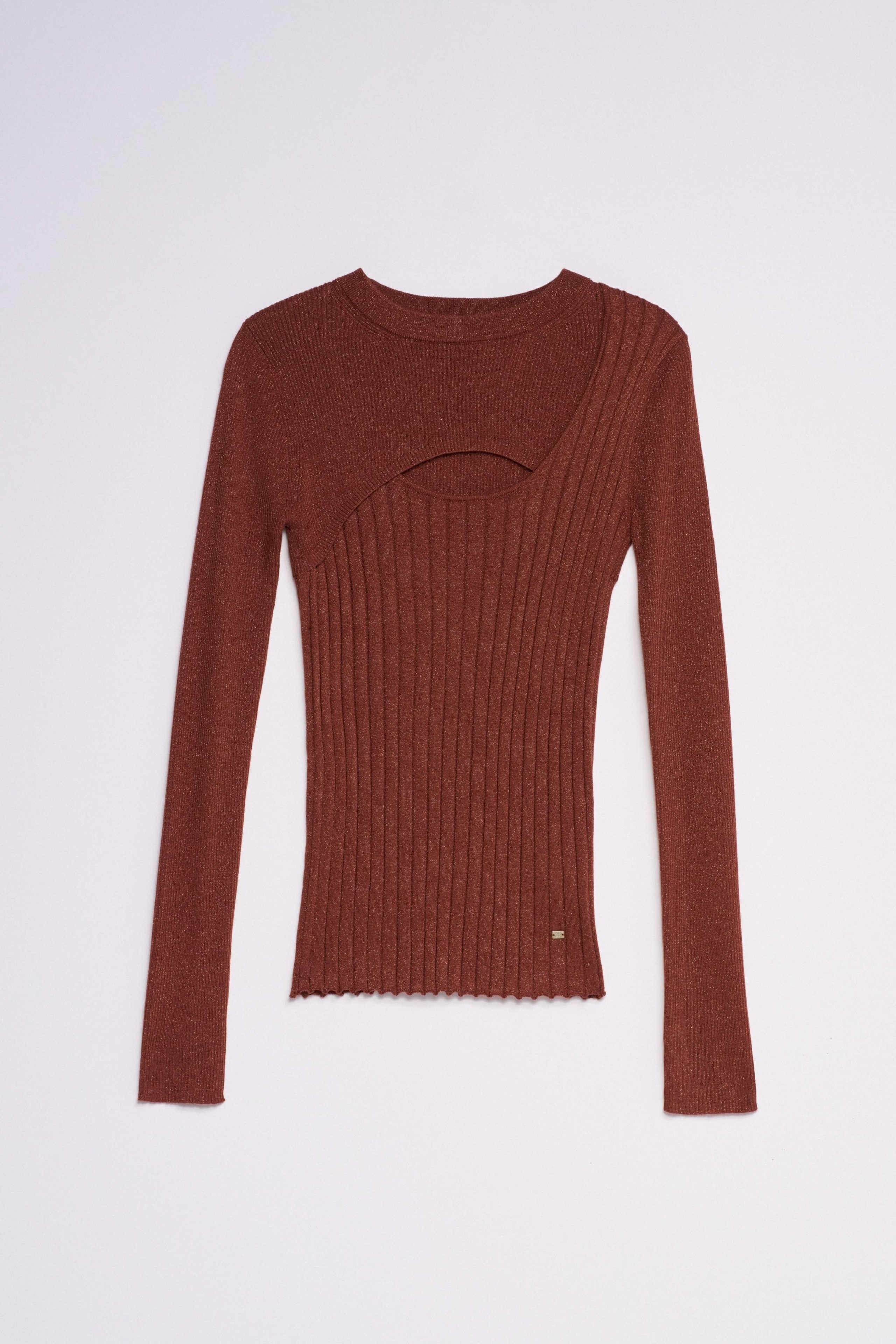 FINE-KNIT JUMPER WITH LUREX