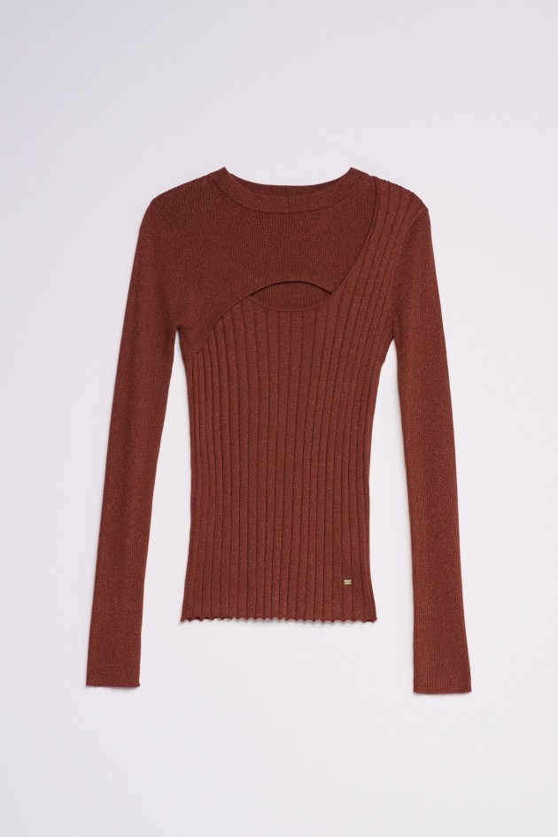 FEINSTRICKPULLOVER MIT LUREX