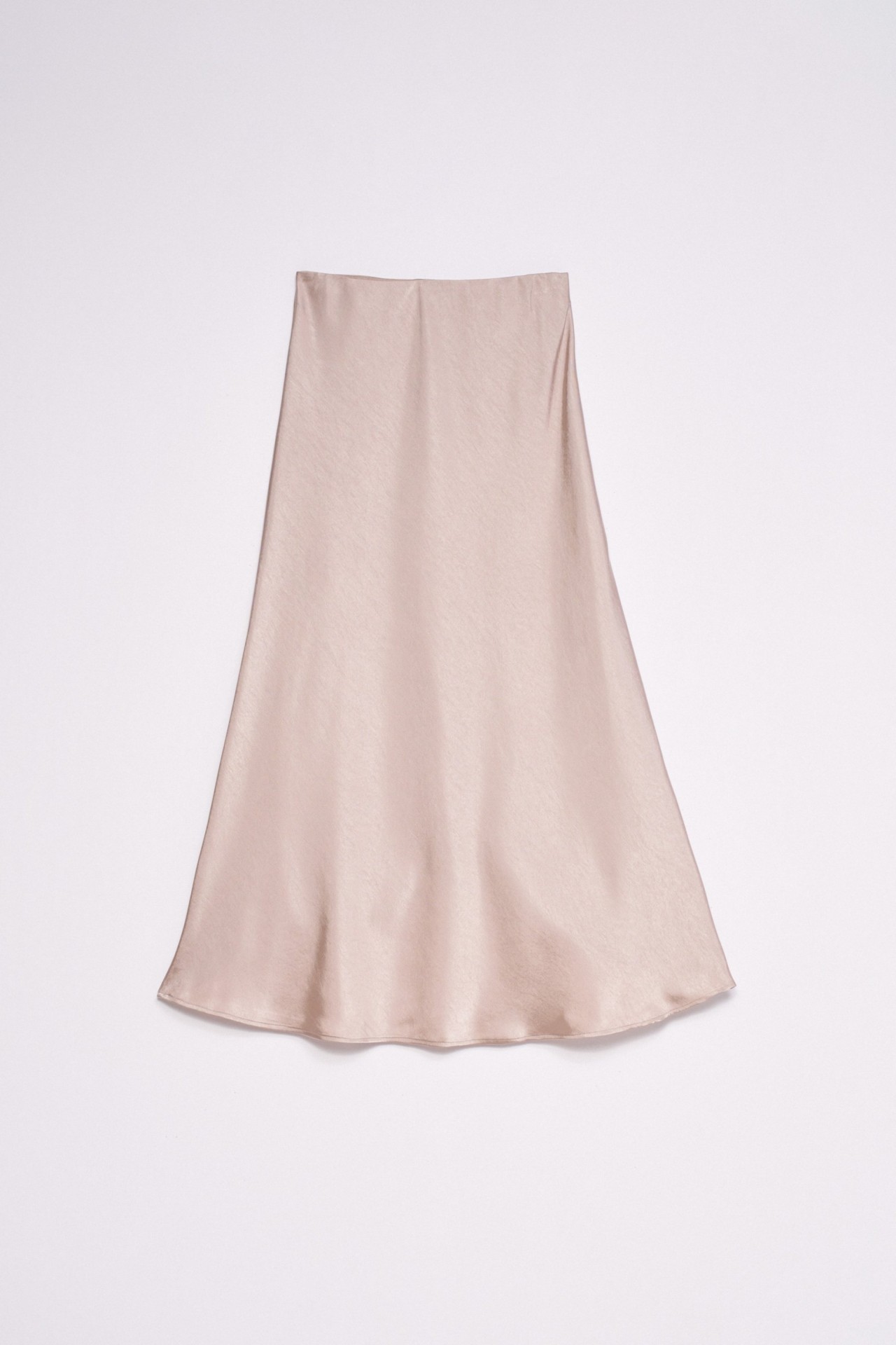 FALDA MIDI SATINADA