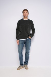 VELVET-EFFECT JUMPER
