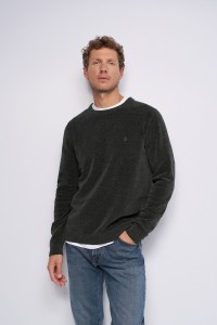 VELVET-EFFECT JUMPER