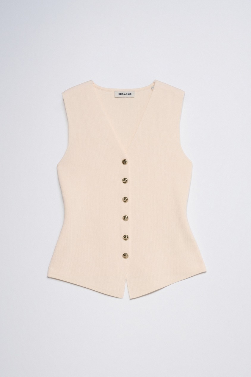 WAISTCOAT IN KNIT