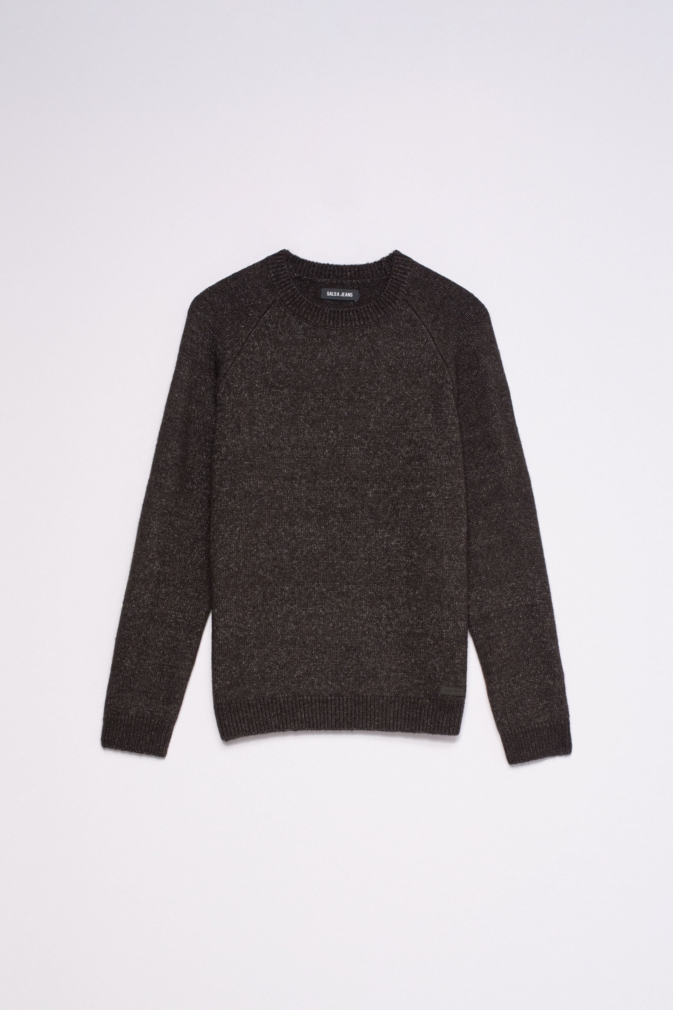 STRICKPULLOVER MIT MELANGE-EFFEKT