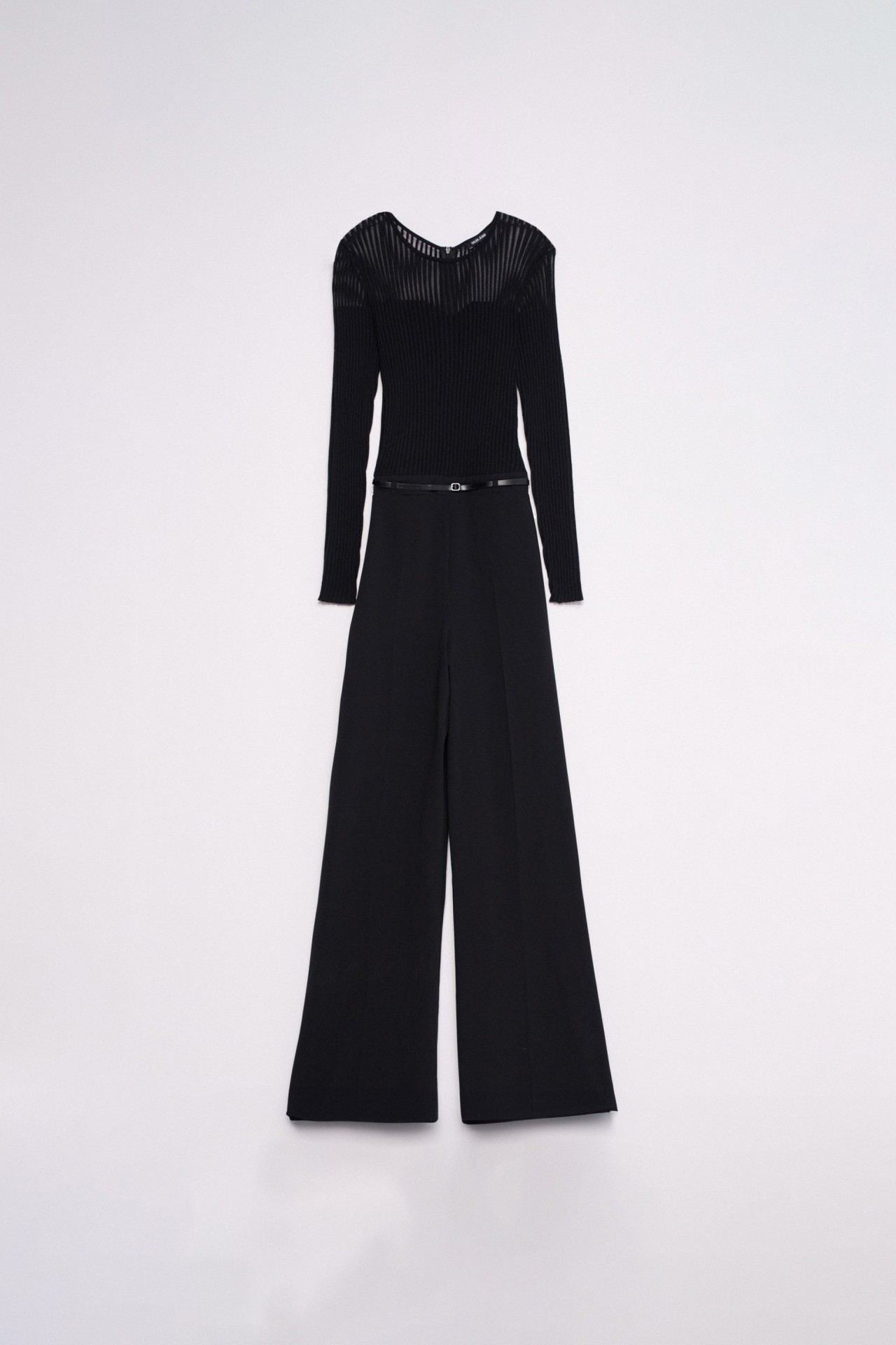 JUMPSUIT IM MATERIALMIX