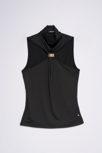 TOP COM APLIQUE MET�LICO
