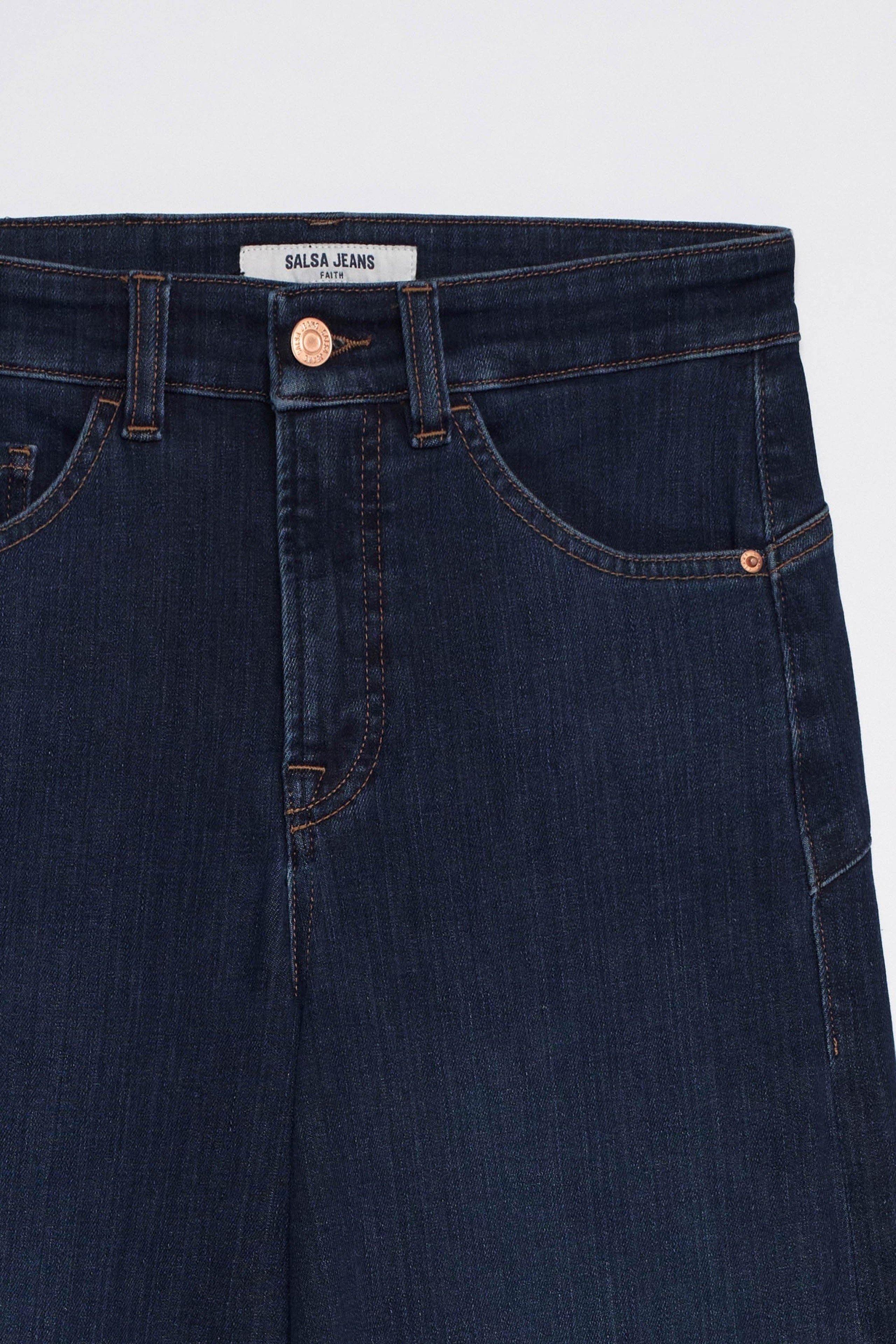 FAITH PUSH IN WIDE PERFECT SHAPE JEANS