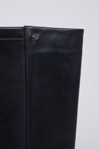 BOTTES HAUTES � TALON EN CUIR