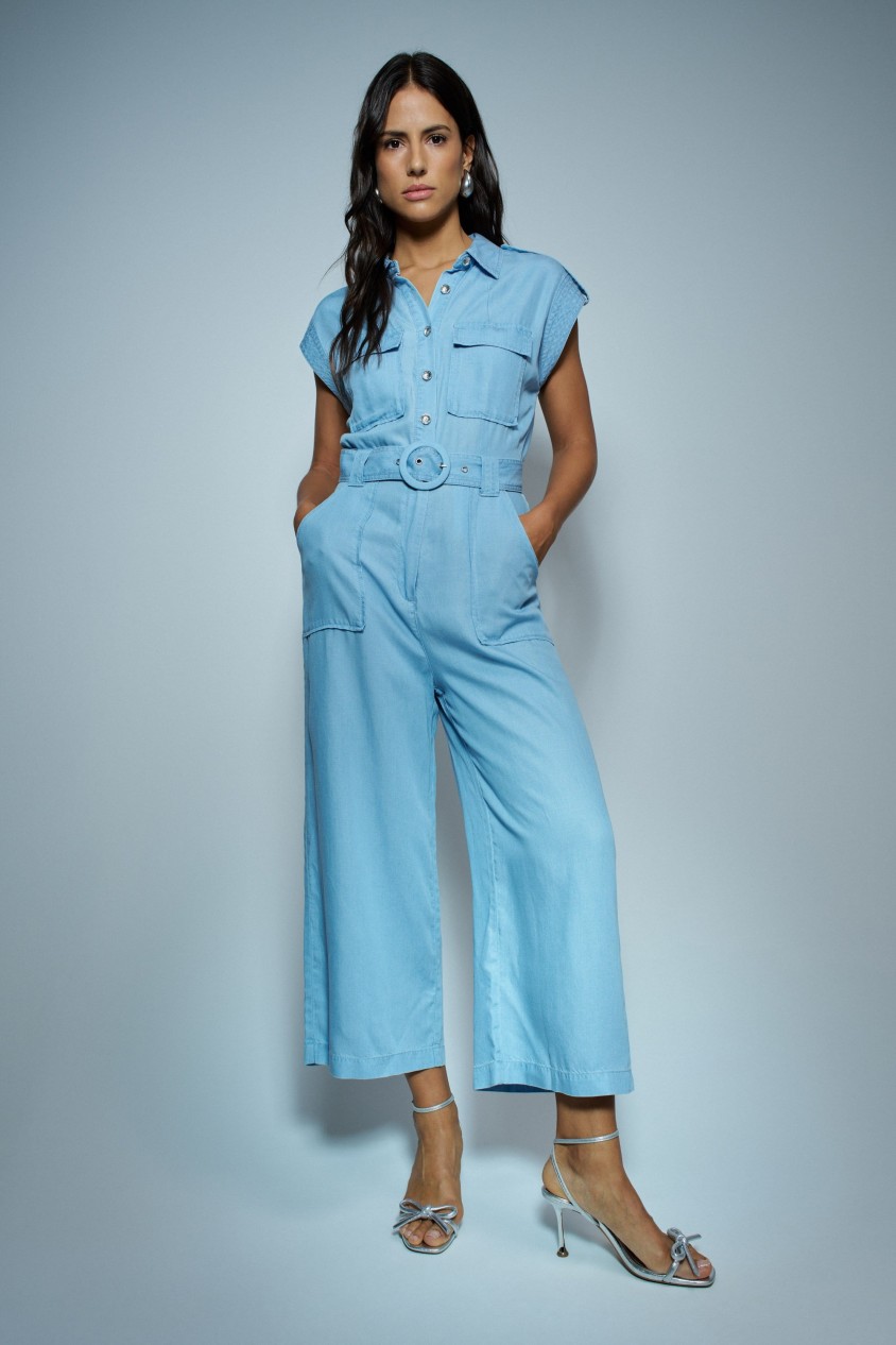 OVERALL IN LIGHTDENIM